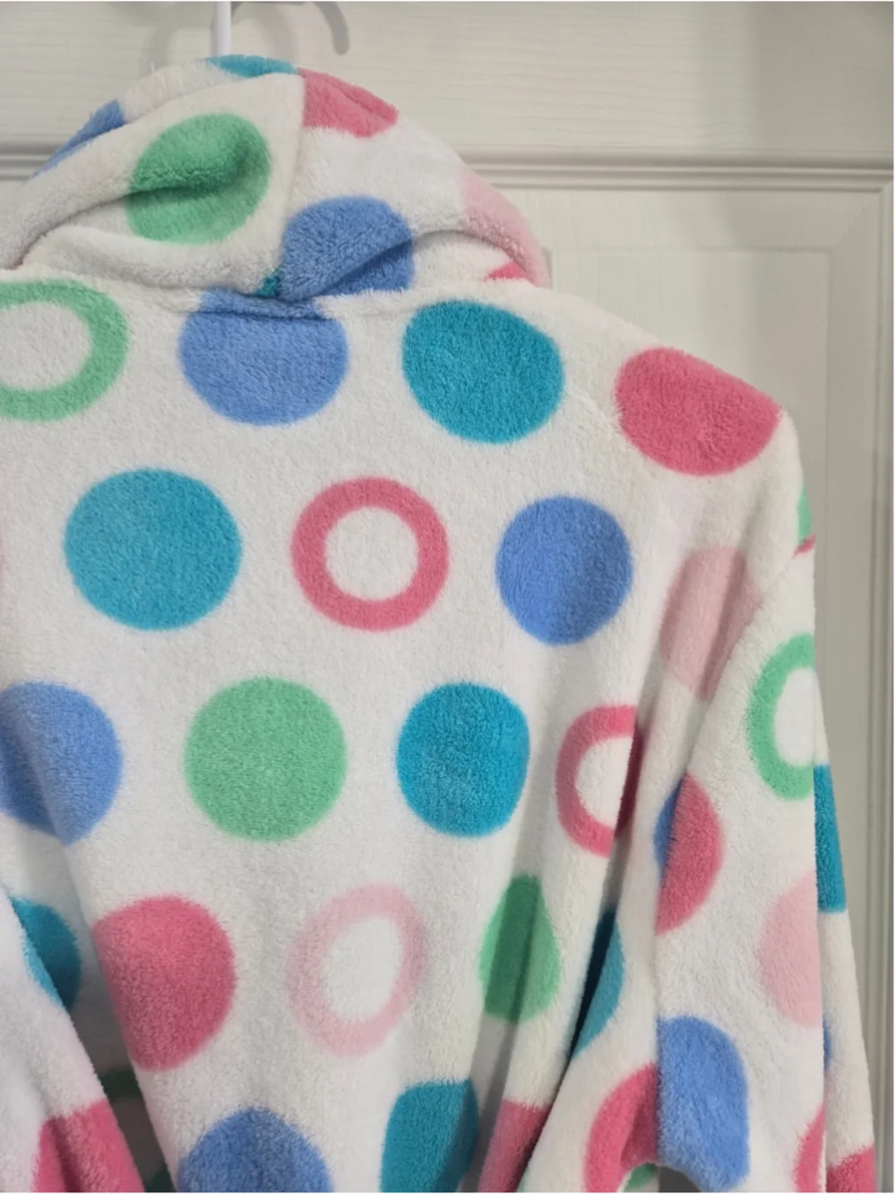 Croft and Barrow robe polka a dot womens size Medium